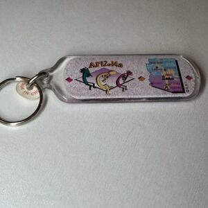 Arizona Kokopelli Map Keychain Souvenir Travel‎ Gift